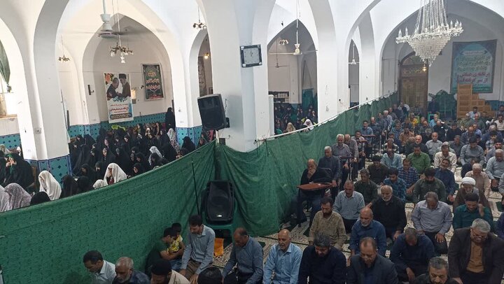 تصاویر/نماز عبادی سیاسی جمعه بخش کویرات