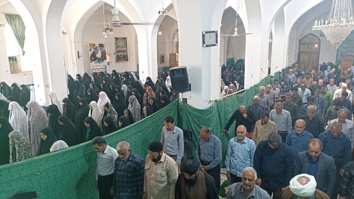 تصاویر/نماز عبادی سیاسی جمعه بخش کویرات