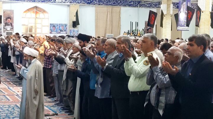 تصاویر/ آیین عبادی سیاسی نماز جمعه شهرستان زابل