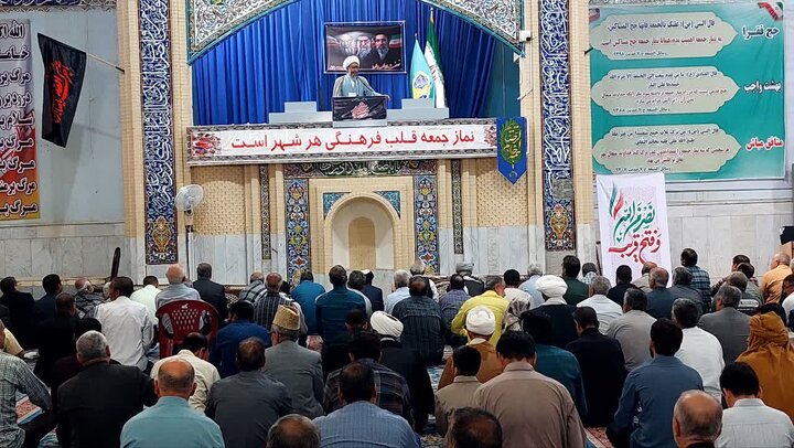 تصاویر/ آیین عبادی سیاسی نماز جمعه شهرستان زابل