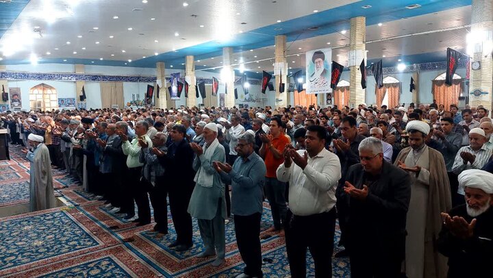 تصاویر/ آیین عبادی سیاسی نماز جمعه شهرستان زابل