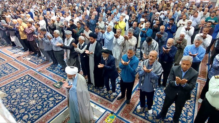 تصاویر/ آیین عبادی سیاسی نماز جمعه شهرستان زابل
