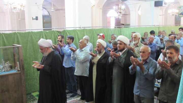 تصاویر/ اقامه نمازجمعه شهر کاظم آباد
