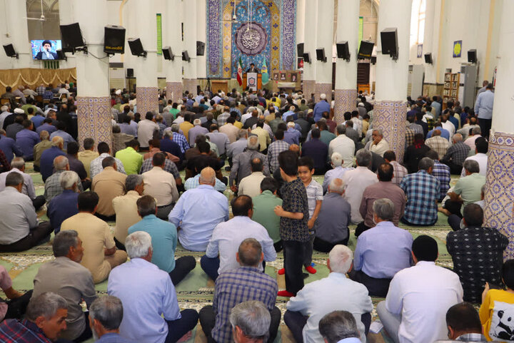 تصاویر/ نماز عبادی سیاسی جمعه شهرستان بافق