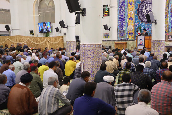 تصاویر/ نماز عبادی سیاسی جمعه شهرستان بافق