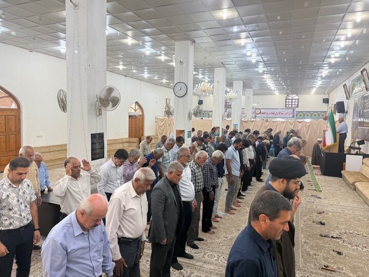 نماز جمعه بندرریگ به روایت تصویر