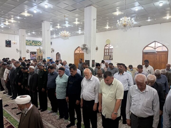 نماز جمعه بندرریگ به روایت تصویر