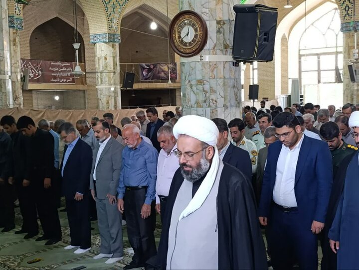 تصاویر/ نماز عبادی سیاسی جمعه شهرستان خاتم