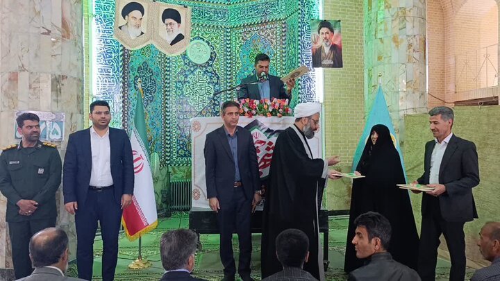 تصاویر/ نماز عبادی سیاسی جمعه شهرستان خاتم