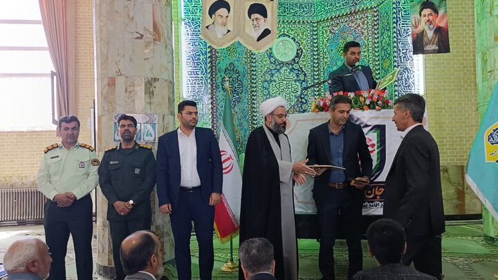 تصاویر/ نماز عبادی سیاسی جمعه شهرستان خاتم