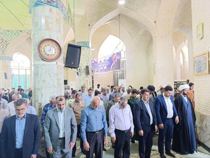 تصاویر/ نماز عبادی سیاسی جمعه شهرستان خاتم