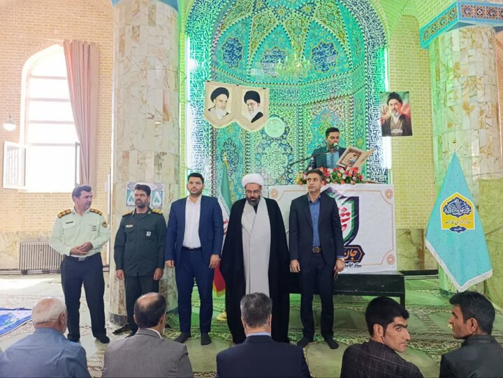 تصاویر/ نماز عبادی سیاسی جمعه شهرستان خاتم