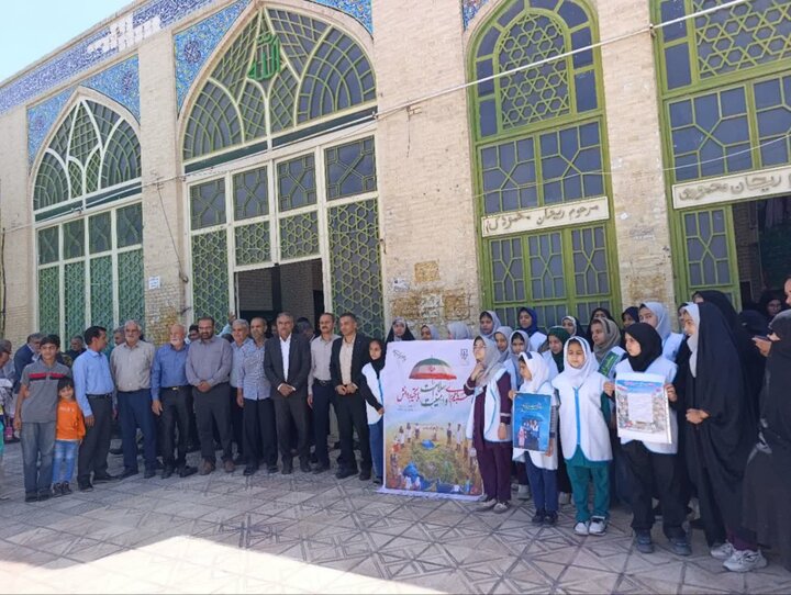 تصاویر/ نماز عبادی سیاسی جمعه شهرستان خاتم