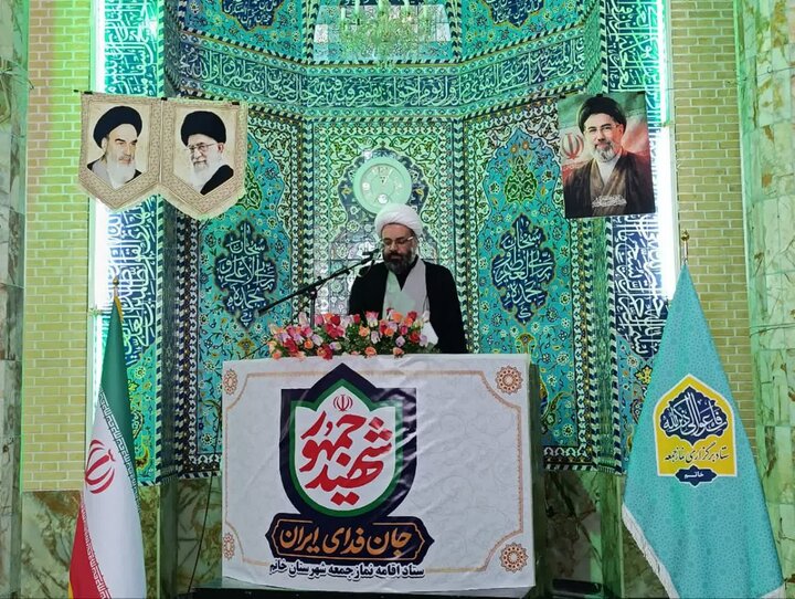 تصاویر/ نماز عبادی سیاسی جمعه شهرستان خاتم