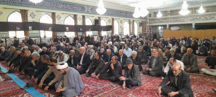 تصاویر/ اقامه نمازجمعه شهر اسکو
