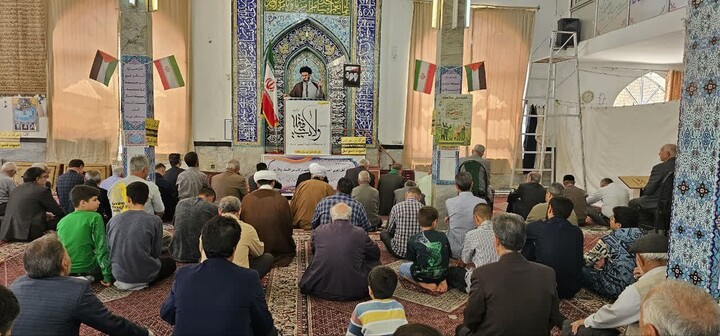 تصاویر/ اقامه نمازجمعه شهر سلطانیه