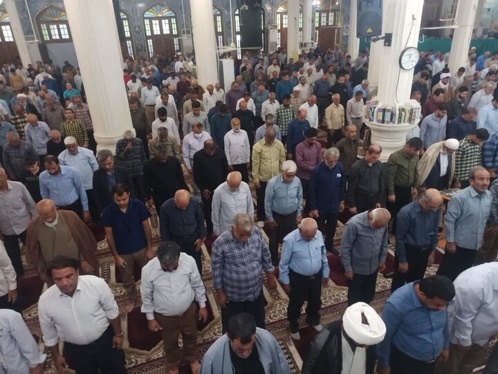 نماز جمعه برازجان به روایت تصویر