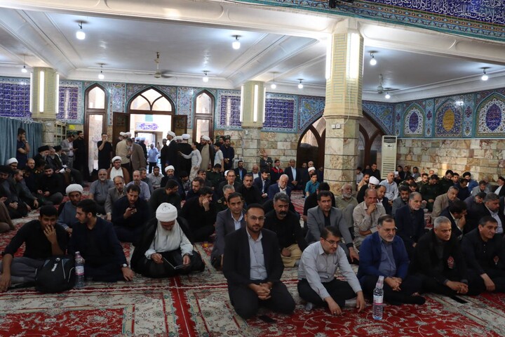 مراسم درگذشت همشیره نماینده ولی فقیه در خوزستان