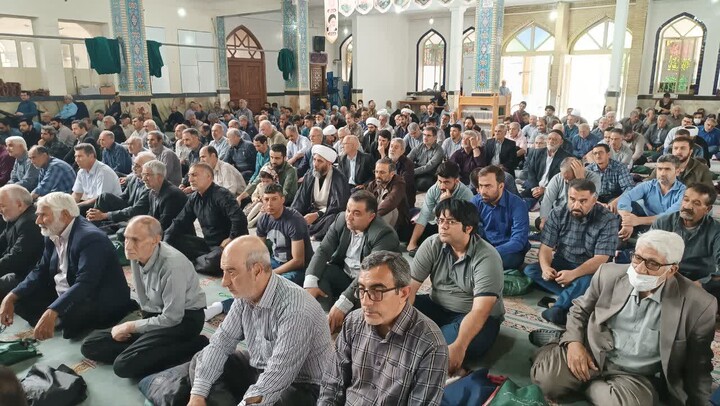 تصاویر/ اقامه نمازجمعه شهر میانه