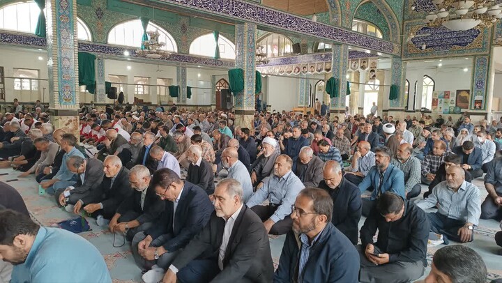 تصاویر/ اقامه نمازجمعه شهر میانه