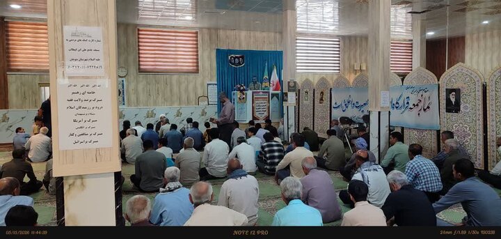تصاویر/ اقامه نمازجمعه شهر منوجان