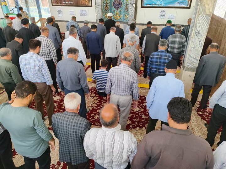 تصاویر/ نمازعبادی سیاسی جمعه قمصر