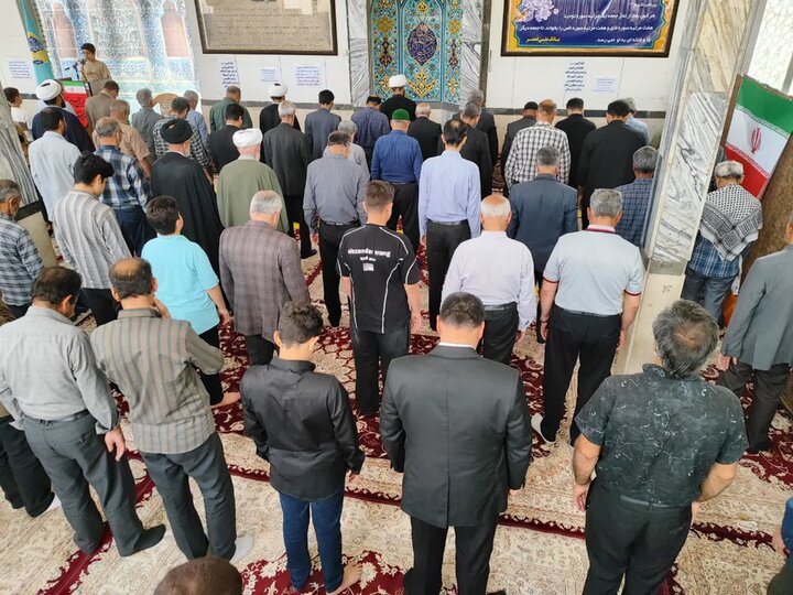 تصاویر/ نمازعبادی سیاسی جمعه قمصر