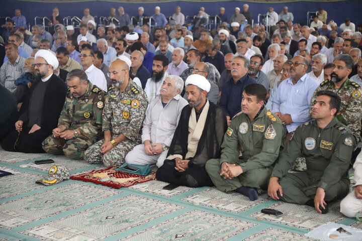 تصاویر/ آیین عبادی سیاسی نماز جمعه شهرستان زاهدان