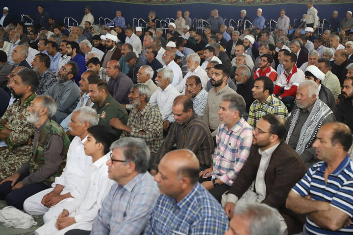 تصاویر/ آیین عبادی سیاسی نماز جمعه شهرستان زاهدان