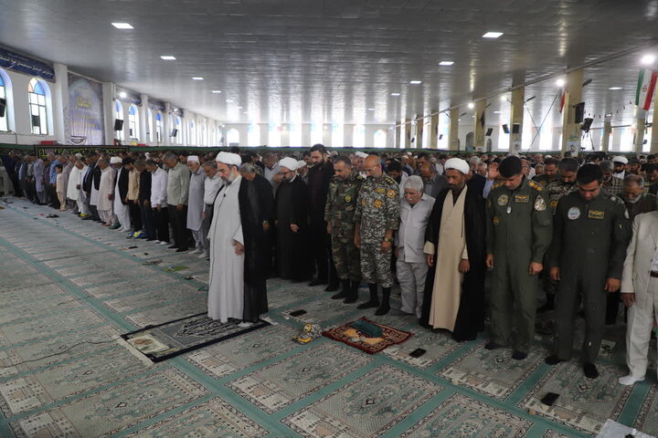 تصاویر/ آیین عبادی سیاسی نماز جمعه شهرستان زاهدان