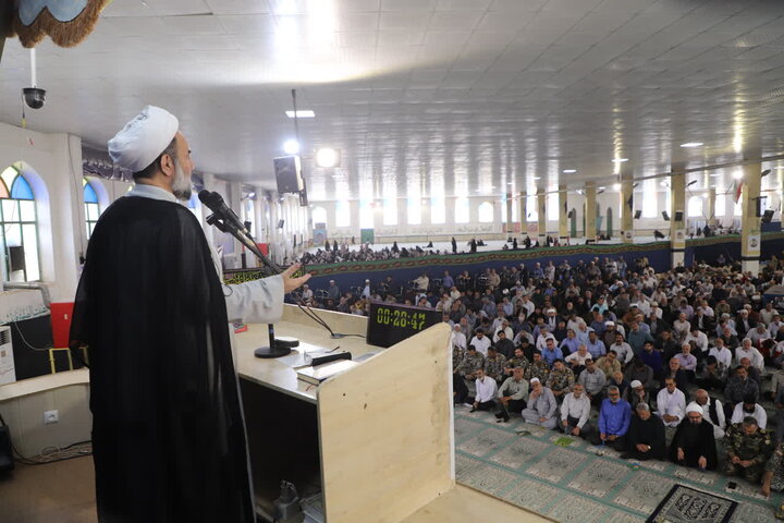 تصاویر/ آیین عبادی سیاسی نماز جمعه شهرستان زاهدان
