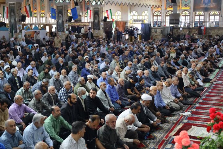 تصاویر/ نماز عبادی سیاسی جمعه در شهرستان ساری
