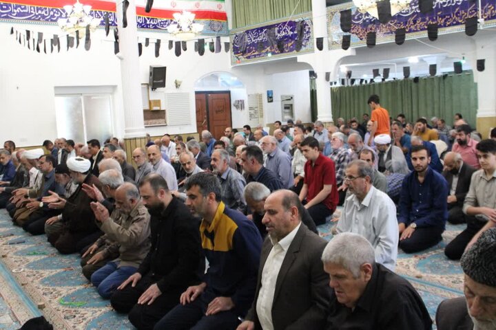 تصاویر/ نماز عبادی سیاسی جمعه در شهرستان عباس آباد