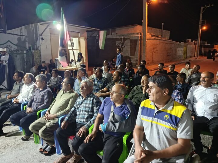 تصاویر/ مردم روستای چاه‌پیر پای کار نظام