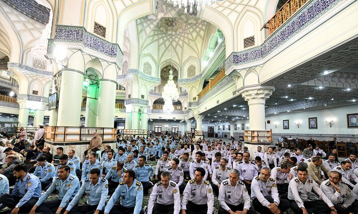 تصاویر/ مراسم گرامیداشت اربعین شهادت امیر موسوی در حرم حضرت عبدالعظیم(ع)