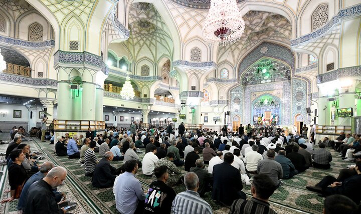 تصاویر/ مراسم گرامیداشت اربعین شهادت امیر موسوی در حرم حضرت عبدالعظیم(ع)