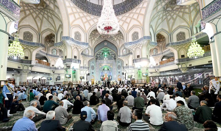 تصاویر/ مراسم گرامیداشت اربعین شهادت امیر موسوی در حرم حضرت عبدالعظیم(ع)