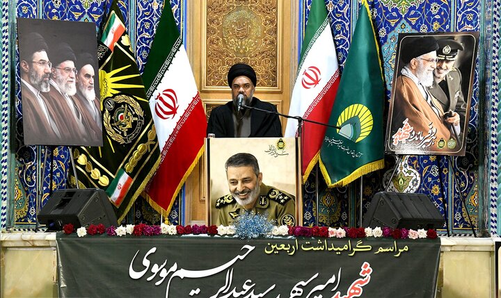 تصاویر/ مراسم گرامیداشت اربعین شهادت امیر موسوی در حرم حضرت عبدالعظیم(ع)