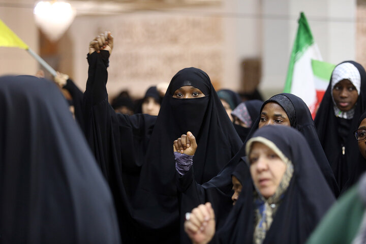 Manifestazione dei religiosi e dei fedeli sostenitori della Resistenza in sostegno agli sciiti oppressi della regione (24)