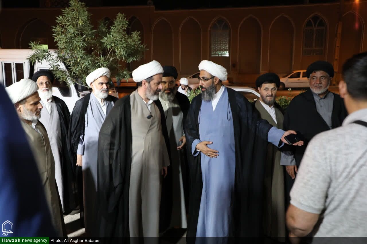 حضور نماینده آیت الله سیستانی و هیئت همراه در یزد