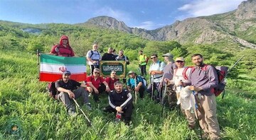 صعود گروه کوهنوردی مدیریت حوزه علمیه خراسان به قله یامان‌داغی
