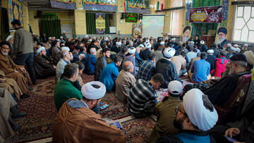 تصاویر/ مراسم عزاداری شهادت امام جواد(ع) در مدرسه علمیه آخوند(ره) همدان