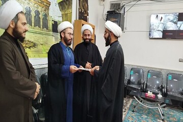 تقدیر از  امام جماعت مدرسه نوین صدرا هرسین