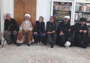 آیین سوگواری جوادالائمه(ع) در بیوت علمای کاشان برگزار شد+ تصاویر