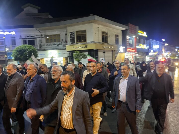 تصاویر/ حضور حماسی مردم نوشهر