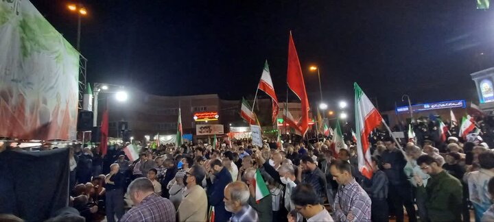 تصاویر| هفتادوهفتمین شب حضور حماسی آران وبیدگلی هادرمیدان سردارسلیمانی