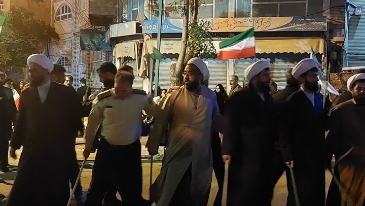 تصاویر/ شکوه حماسه حضور مردم اهر  در میدان