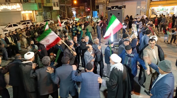 تصاویر / حماسه حضور بستان آبادی ها زیر سقف آسمان