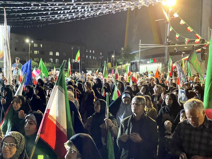 تصاویر/ طنین اقتدار 77 شب مقاومت در خیابان‌های ملارد