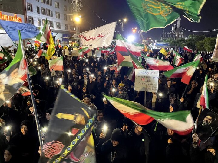 تصاویر/ طنین اقتدار 77 شب مقاومت در خیابان‌های ملارد